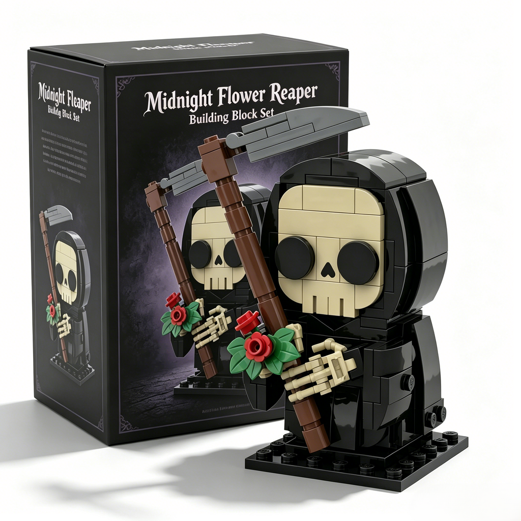Midnight Flower Reaper Building Block Set