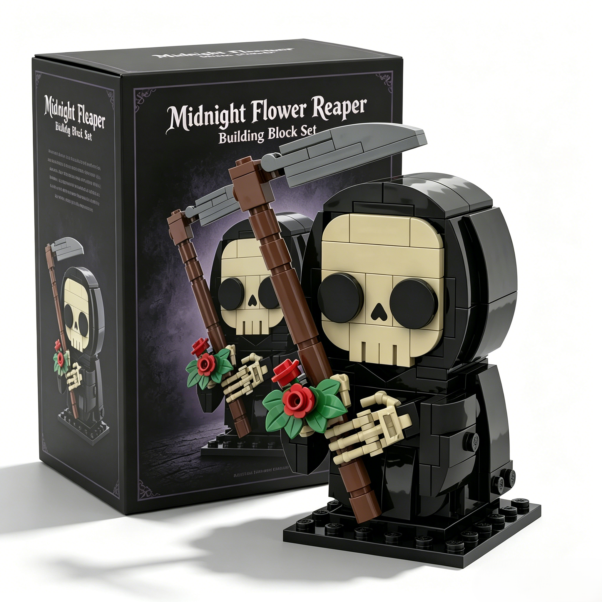 Midnight Flower Reaper Building Block Set