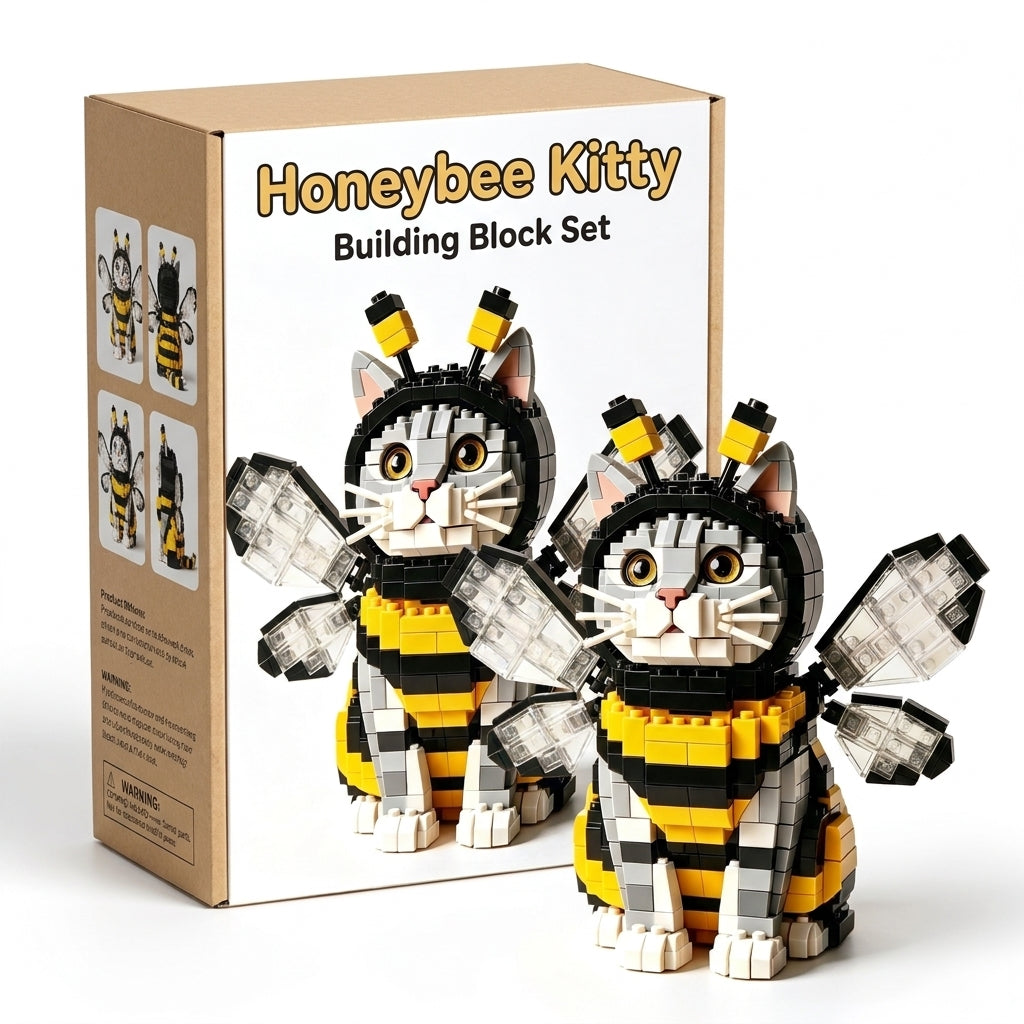 Honeybee Kitty Building Block Set