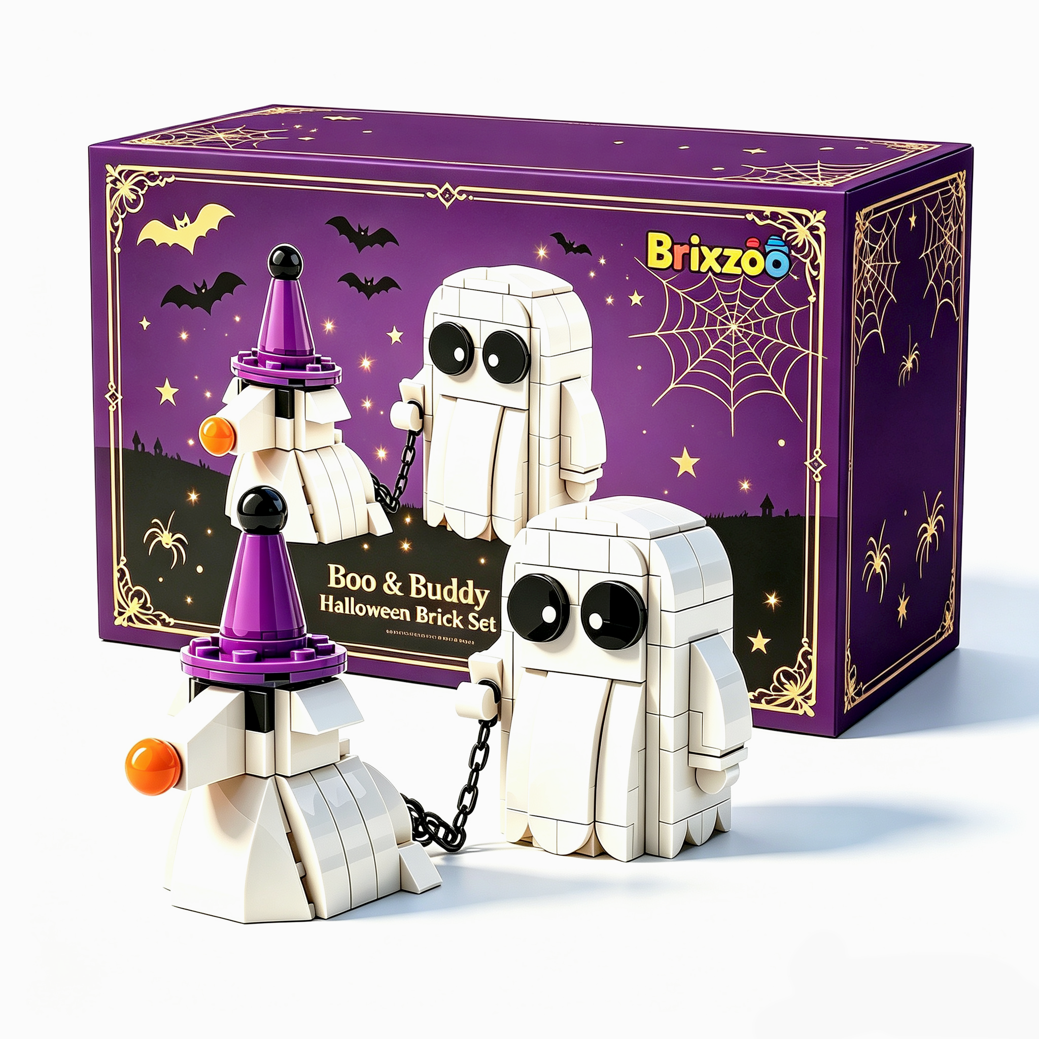 Boo & Buddy Halloween Brick Set 👻🦴