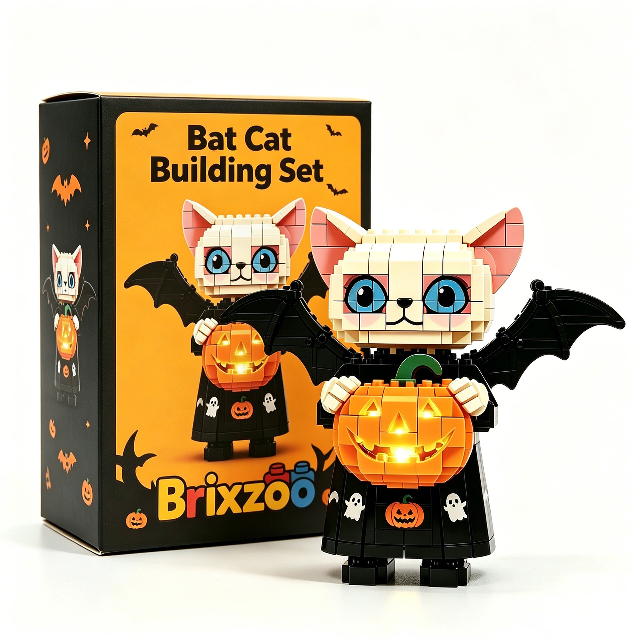 🐱🦇 Bat Cat is Ready for Halloween! 🎃
