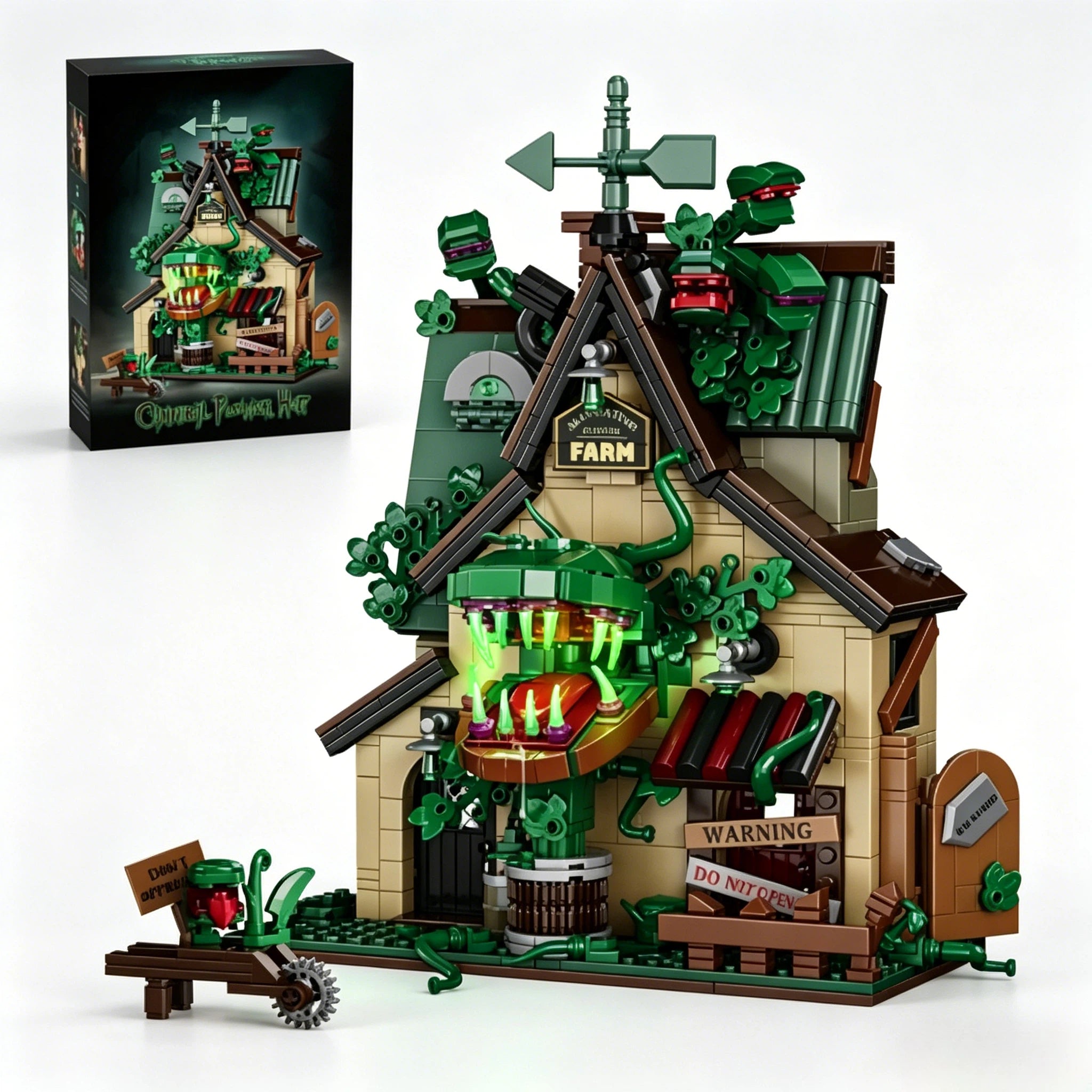 Carnivorous Plant Collection Building Sets – Dark Fantasy Horror Botanical Series