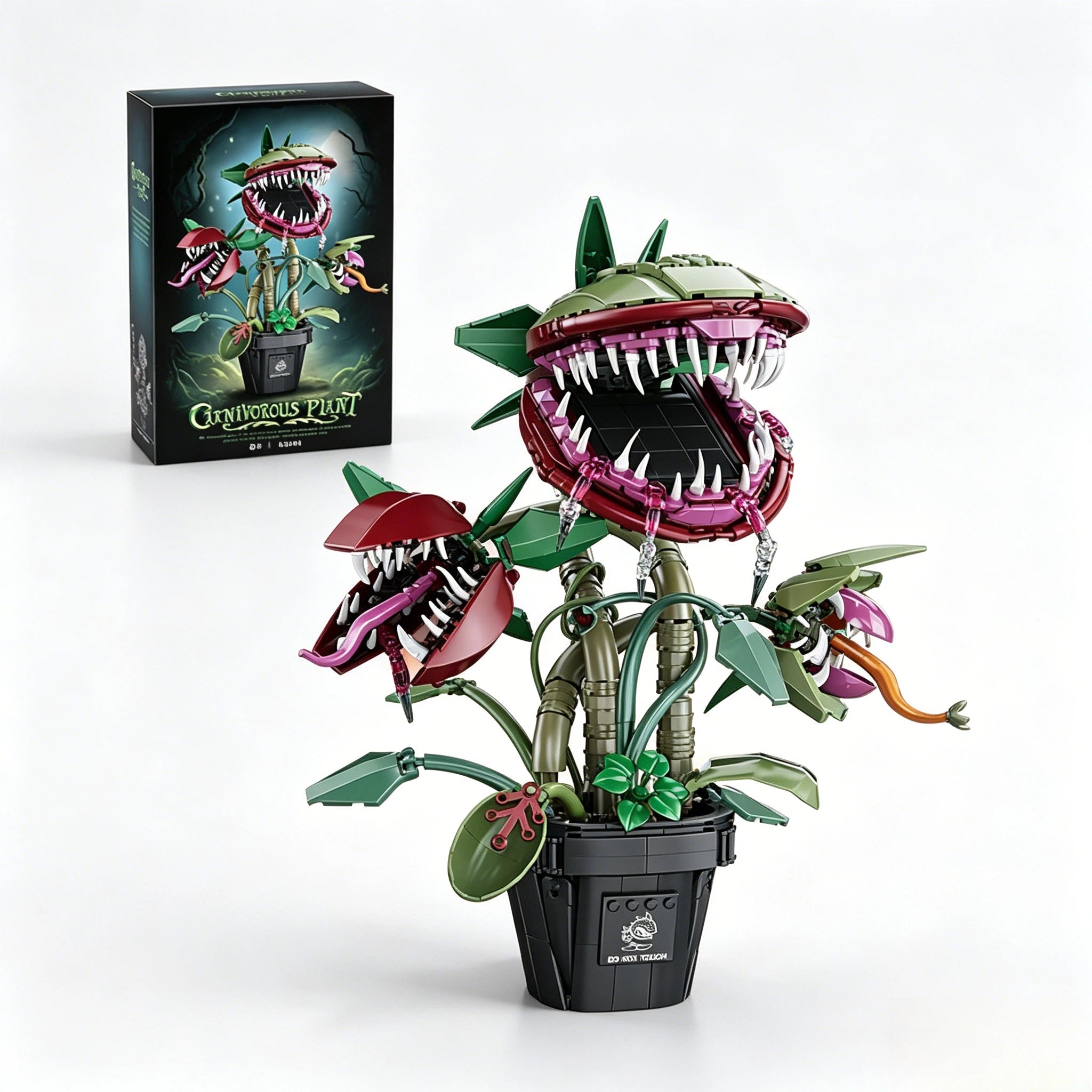 Carnivorous Plant Collection Building Sets – Dark Fantasy Horror Botanical Series