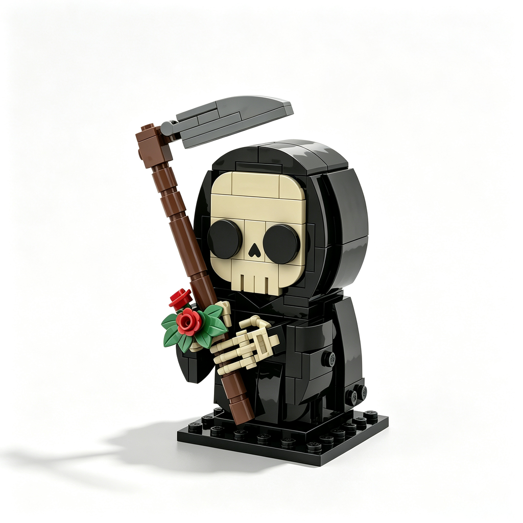 Midnight Flower Reaper Building Block Set