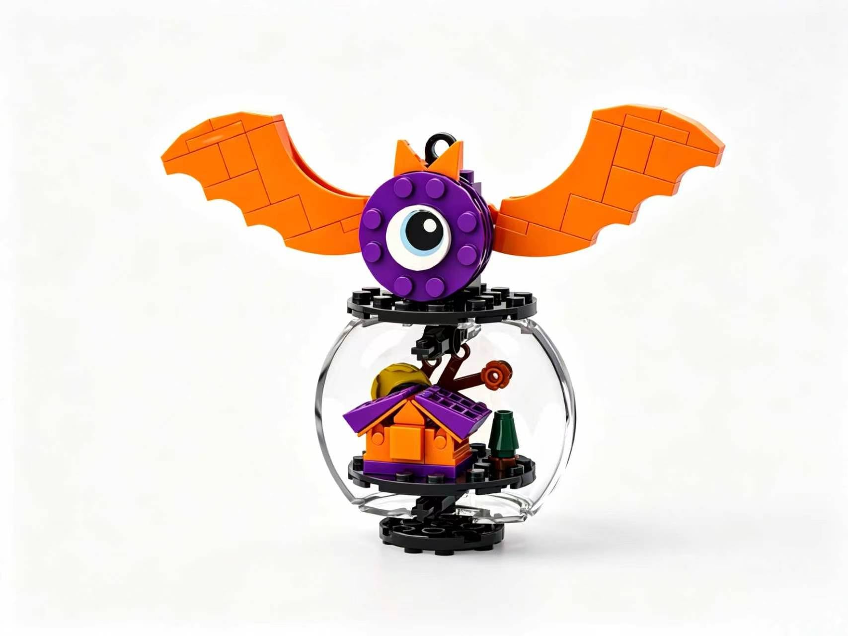 🦇👁️ Cyclops Bat Crystal Ball Brick Set 🔮✨