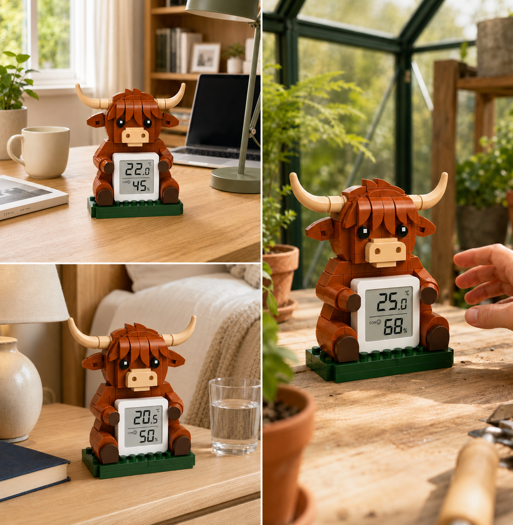 Highland Cow Climate Keeper Building Set