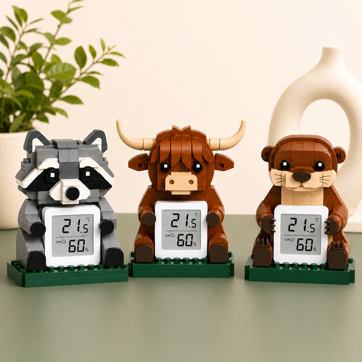 Highland Cow Climate Keeper Building Set