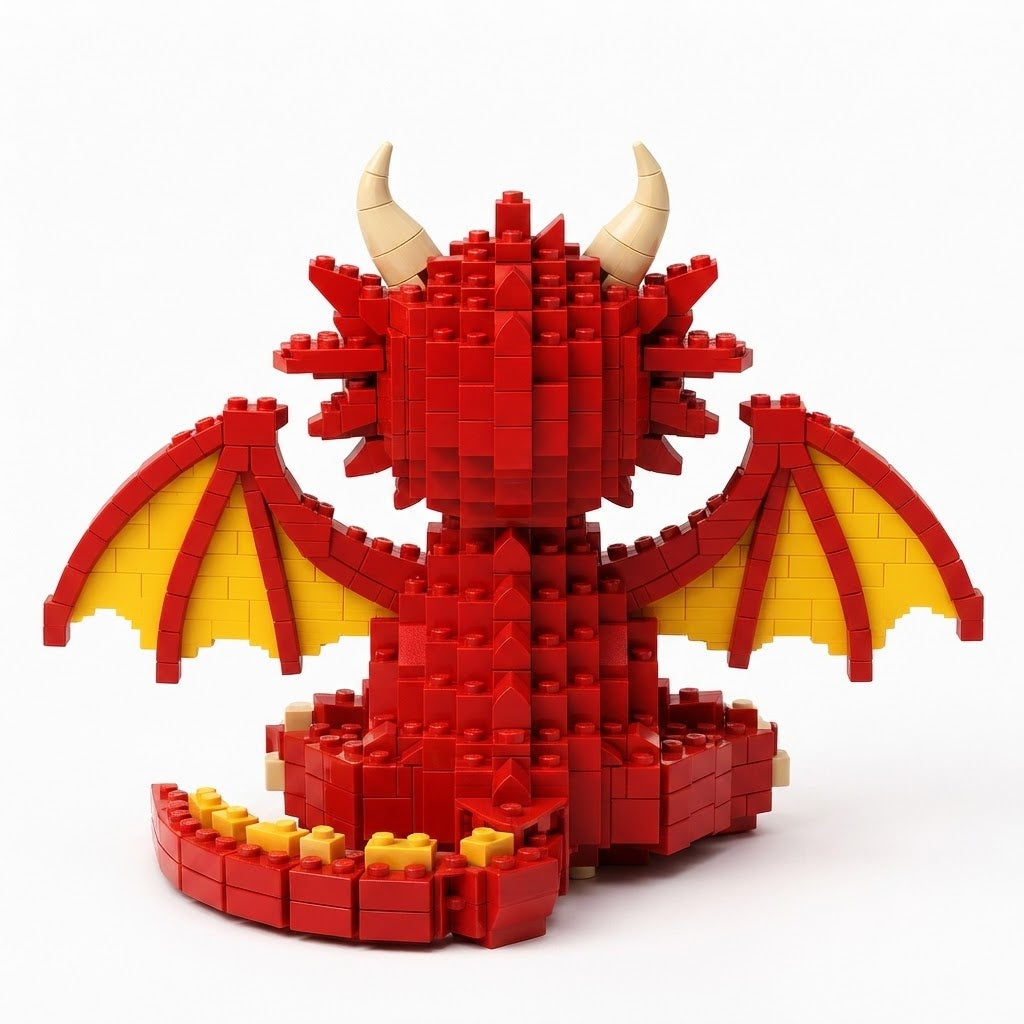 2026 Limited Edition Tiny Flame Dragon Brick Set