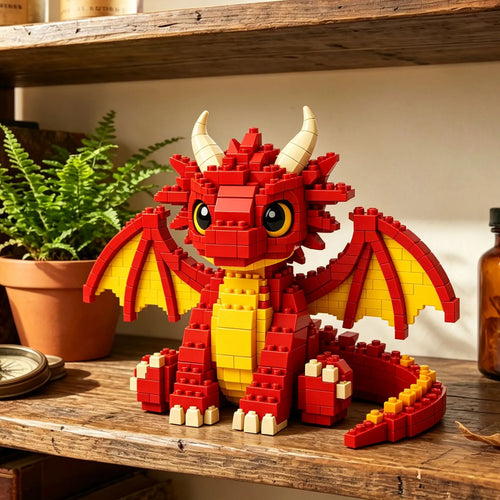 2026 Limited Edition Tiny Flame Dragon Brick Set