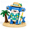 🦈 Tropical Surf Hammerhead Shark Brick Building Kit